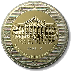 Die 2-Euro-Reichenspergerplatz-Münze